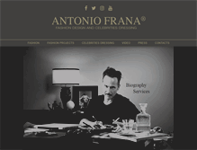 Tablet Screenshot of antoniofrana.it